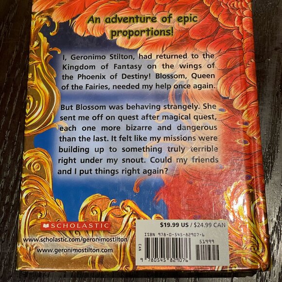 Geronimo Stilton The Phoenix of Destiny (Hard Cover like new) - Picture 2 of 2